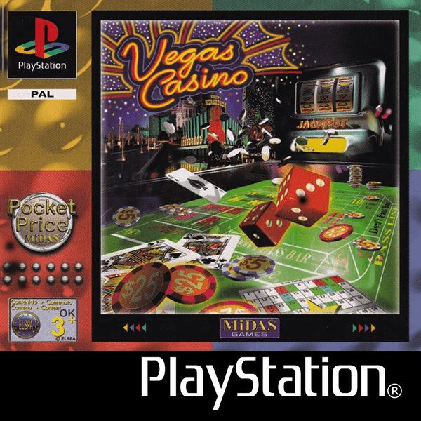 The Casino box art for Playstation